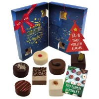Adventskalender - Christmas Time - Pralinen, ohne Alkohol