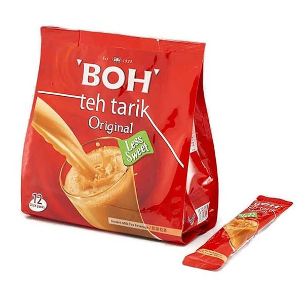 BOH Teh Tarik original "Less Sweet" - Instant Schwarztee