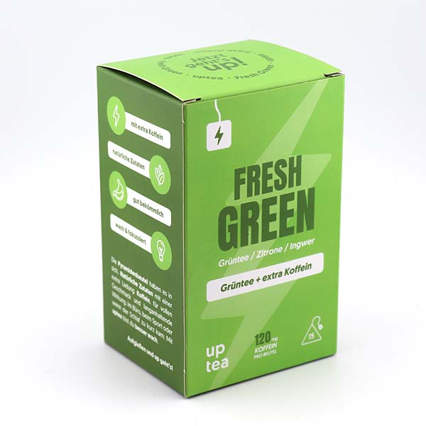 Fresh Green - Grüntee Zitrone Ingwer - extra Koffein