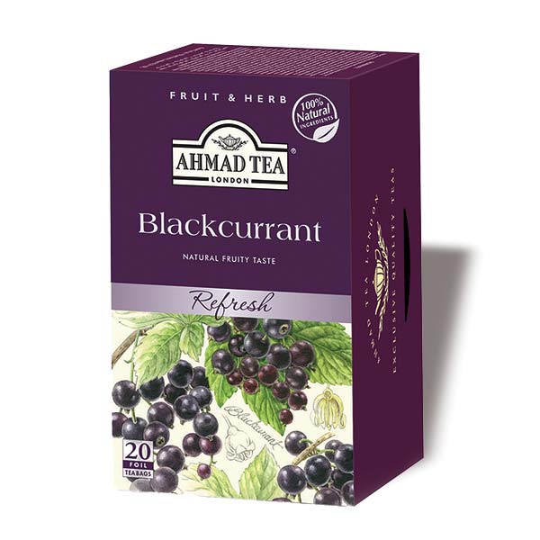 Ahmad Tea - Blackcurrant - 20 Teebeutel à 1.8g