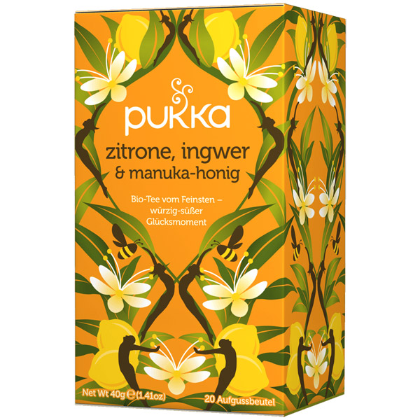 Pukka - Zitrone, Ingwer & Manuka Honig - Bio