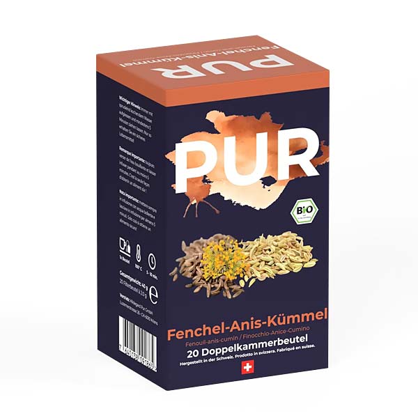 PUR - Fenchel-Anis-Kümmel - Bio