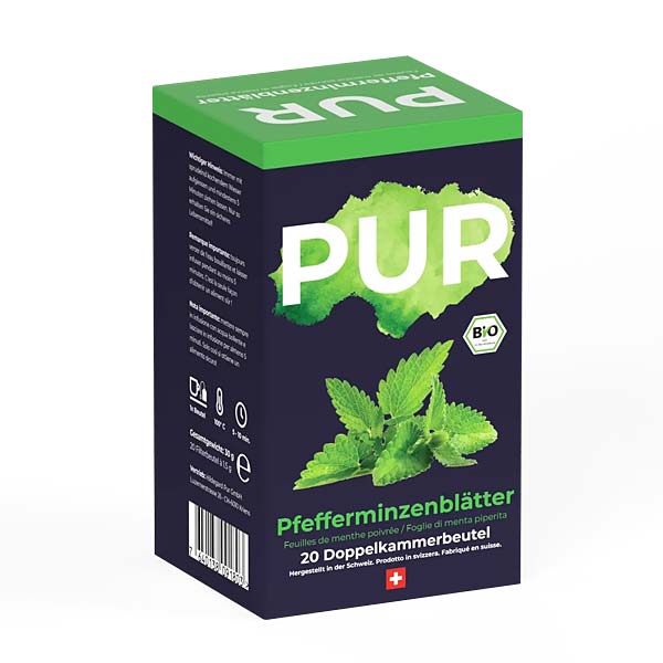 PUR - Pfefferminzblätter Tee - Bio
