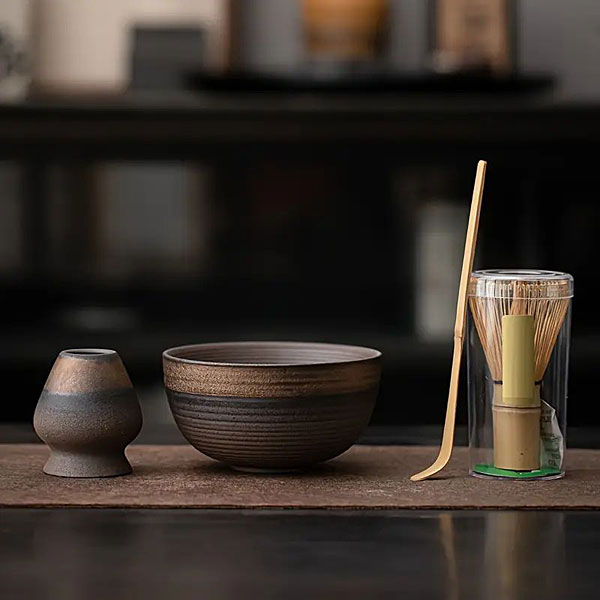 Matcha Set - Braun Gold