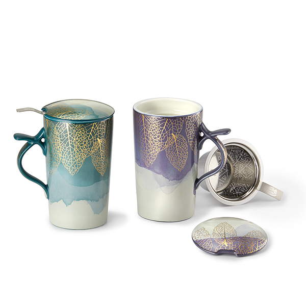 Kräutertasse "Golden Leaf" 0.4l - Set a 2 Stück