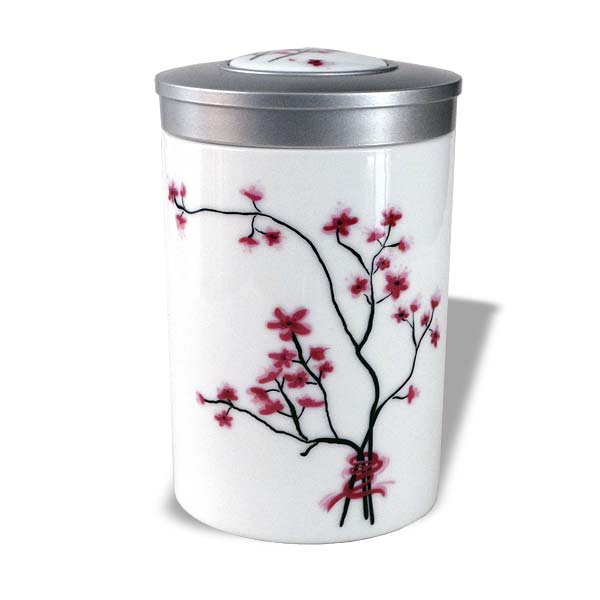 Porzellandose rund - cherry blossom - 100g