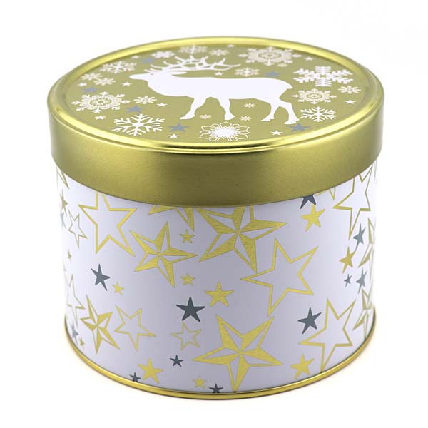 Lebkuchendose - Elch - Gold