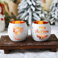 Windlicht - Fröhliche Weihnachten