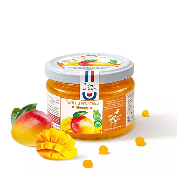 Mangofruchtperlen für Bubble Tea - 240g