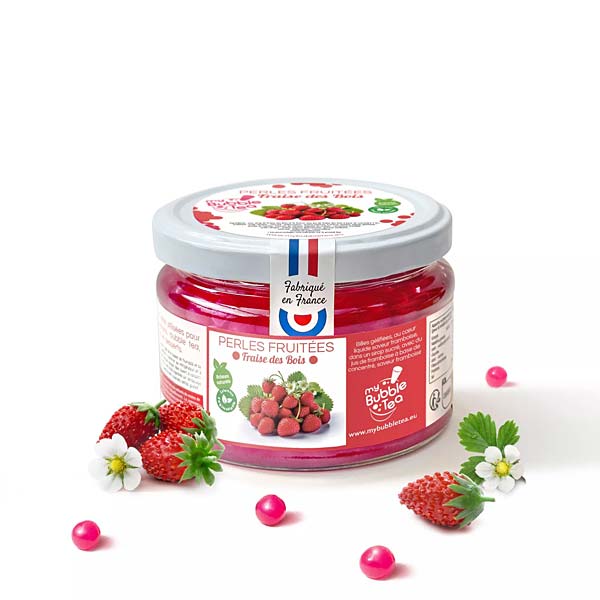 Waldbeerfruchtperlen für Bubble Tea - 240g