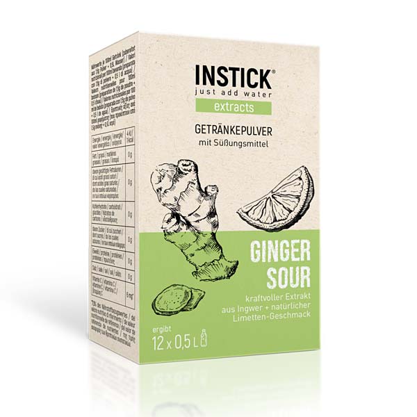 Instick Extracts - Ginger Sour - 12 x 1.5g
