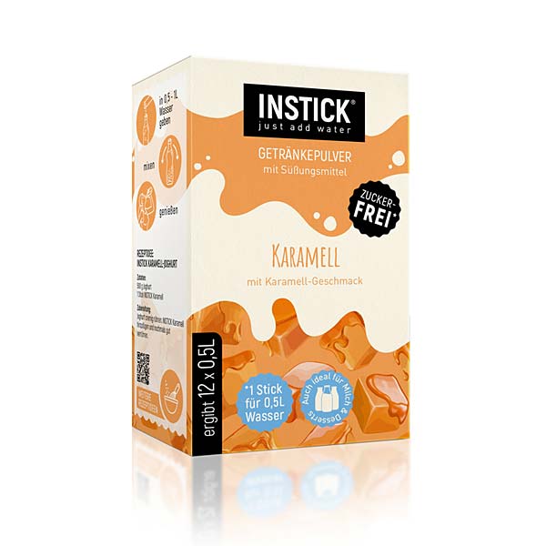 Instick Milk - Karamell - 12 x 2g