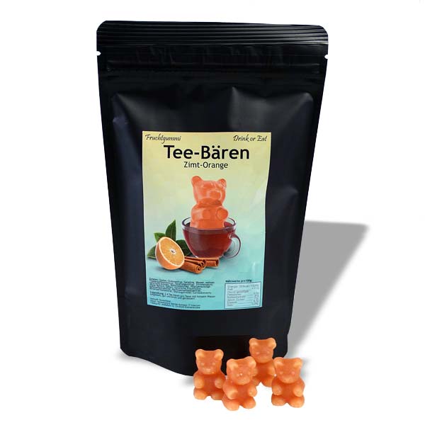 Tee-Bären "Zimt-Orange" - Beutel à 160g