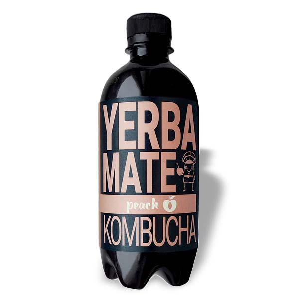 Yerbee Yerba Mate Kombucha - Pfirsich - Bio
