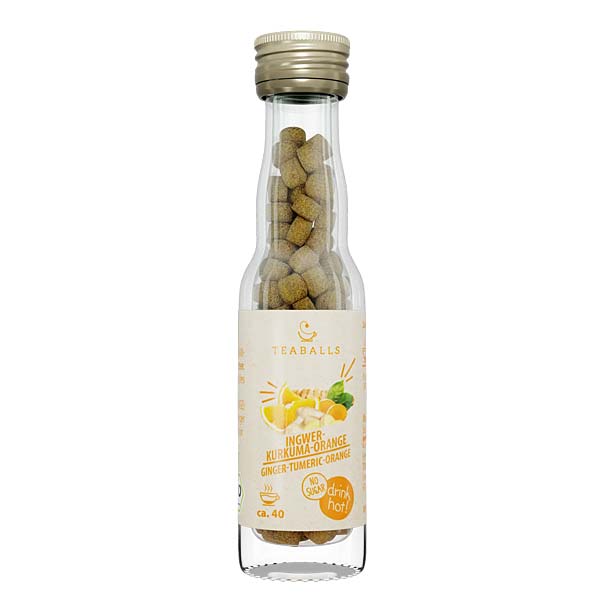 TEABALLS - Ingwer Kurkuma Orange - Bio