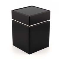 Dose eckig schwarz - 100g