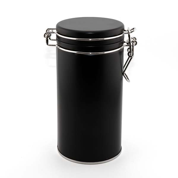 Bügelverschlussdose - schwarz