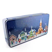 Keksdose - X.mas Town - blau