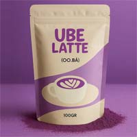 UBE Latte Pulver