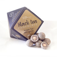 Schokoladenpralinen - Assam & Spices in weißer Schokolade